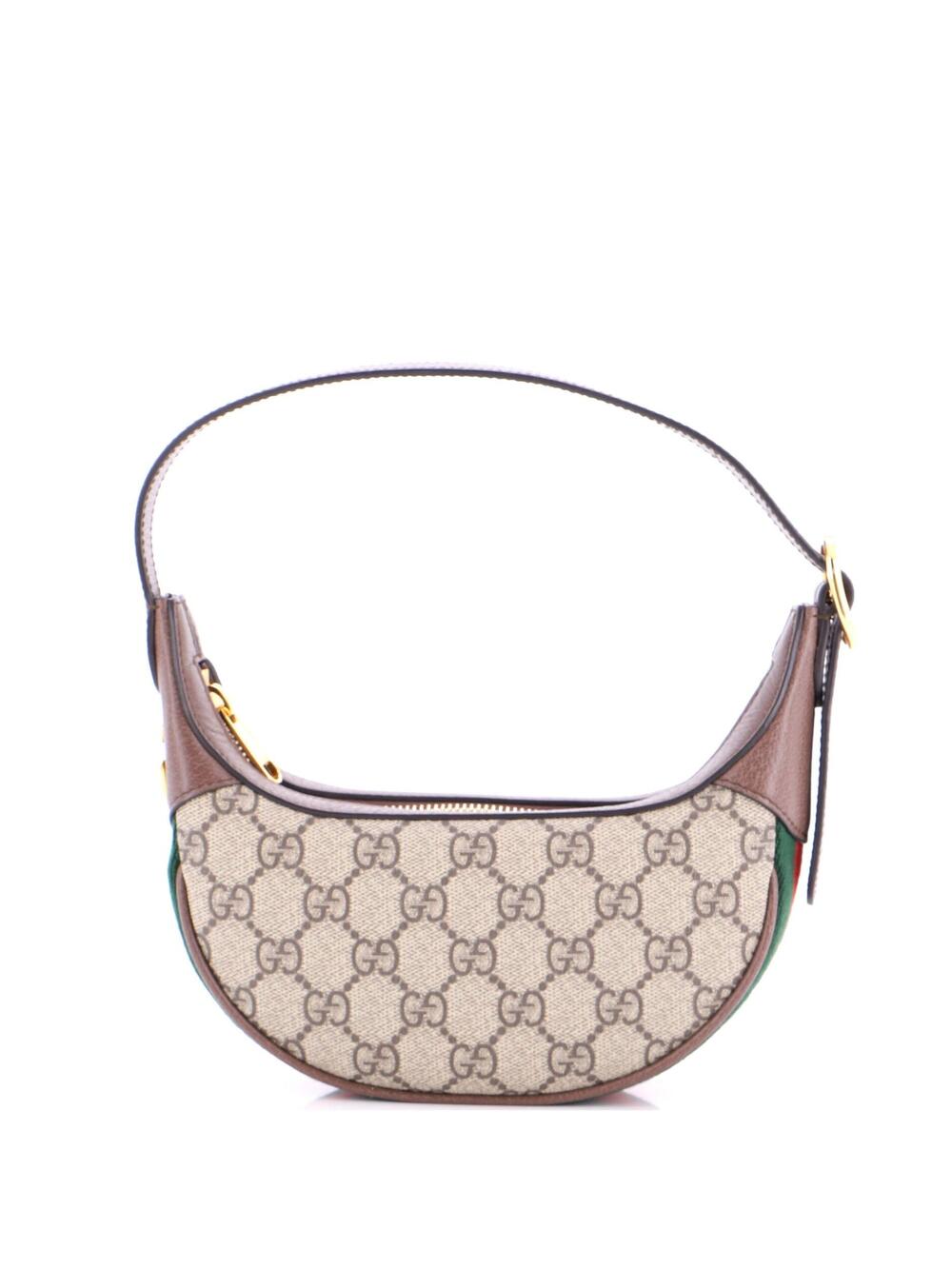 Gucci Ophidia Half Moon Bag Gg Coated #247411G12B